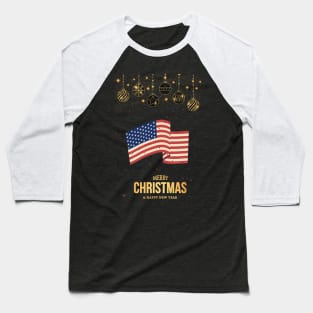 Merry Christmas and happy New Year Baseball T-Shirt